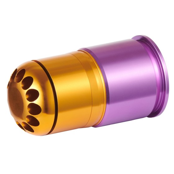 Grenade 40mm à gaz 60 BB's Violet/Orange